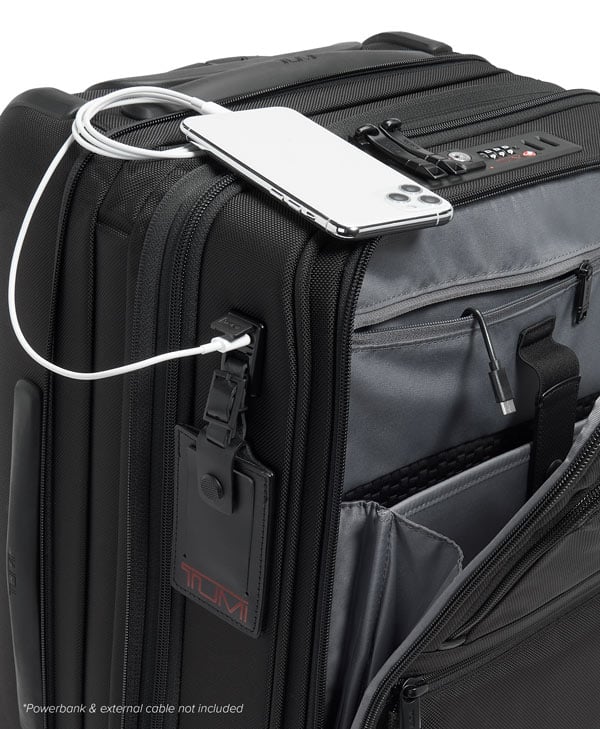 Alpha 3 International Office Expandable Carry-On 56 cm Black-Myke kofferter-BagBrokers