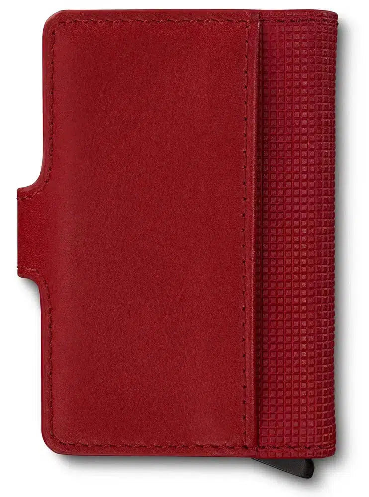 Altus Secrid Leather Card Wallet Victorinox Red-Lommebok/ Kortholder-BagBrokers