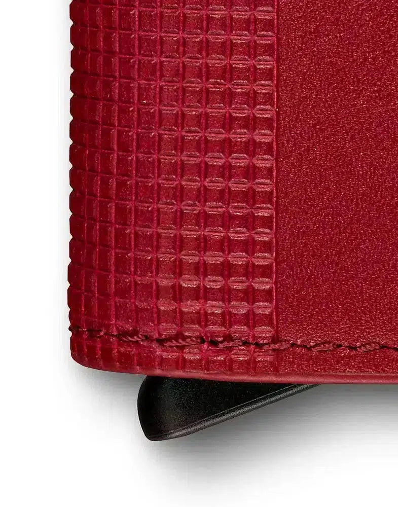 Altus Secrid Leather Card Wallet Victorinox Red-Lommebok/ Kortholder-BagBrokers