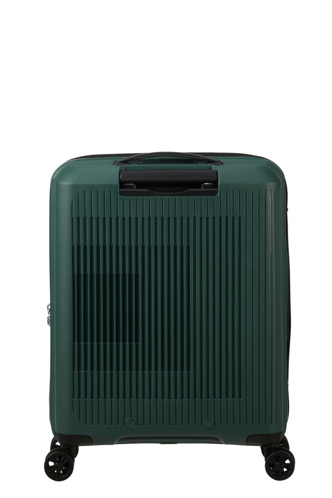 American Tourister AEROSTEP ekspanderende kabinkoffert 55 cm Dark Forest-Harde kofferter-BagBrokers