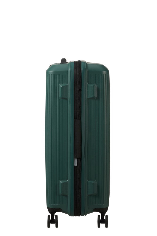 American Tourister AEROSTEP medium utvidbar koffert 67 cm Dark Forest-Harde kofferter-BagBrokers