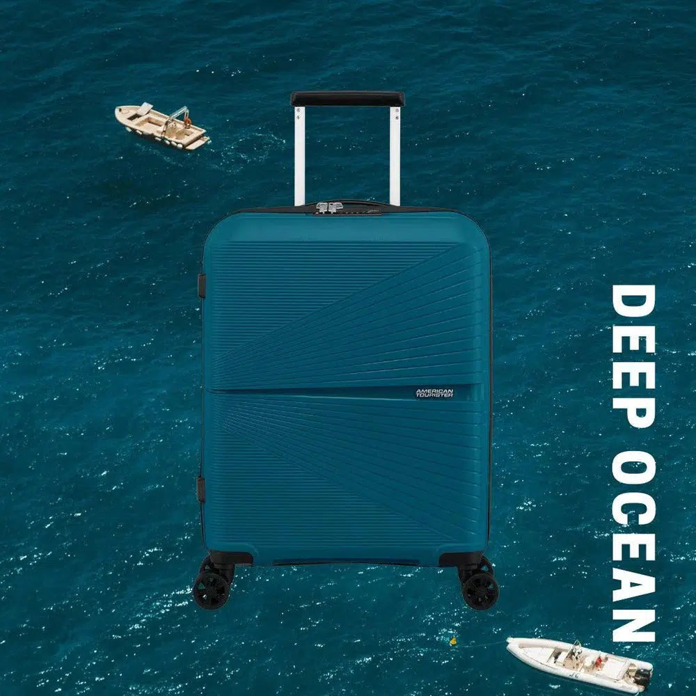 American Tourister Airconic Koffertsett Deep Ocean-Harde kofferter-BagBrokers