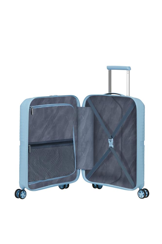 American Tourister Airconic kabinkoffert 4 hjul 55 cm Neptune Blue-Harde kofferter-BagBrokers