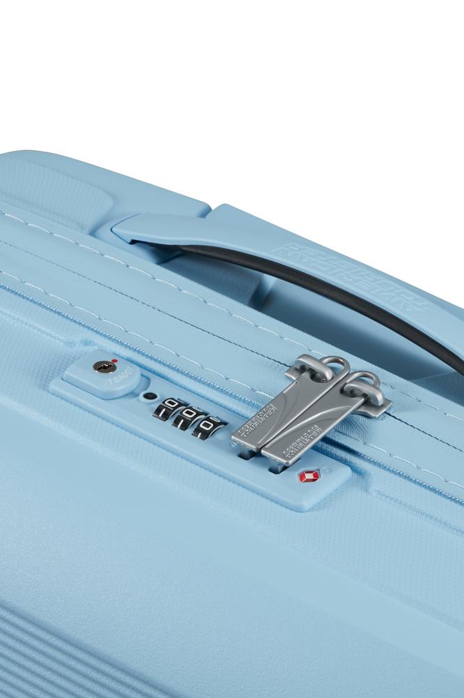 American Tourister Airconic kabinkoffert 4 hjul 55 cm Neptune Blue-Harde kofferter-BagBrokers