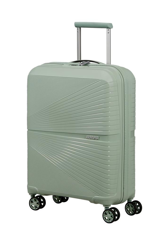 American Tourister Airconic kabinkoffert 4 hjul 55 cm Saturn Sage-Harde kofferter-BagBrokers