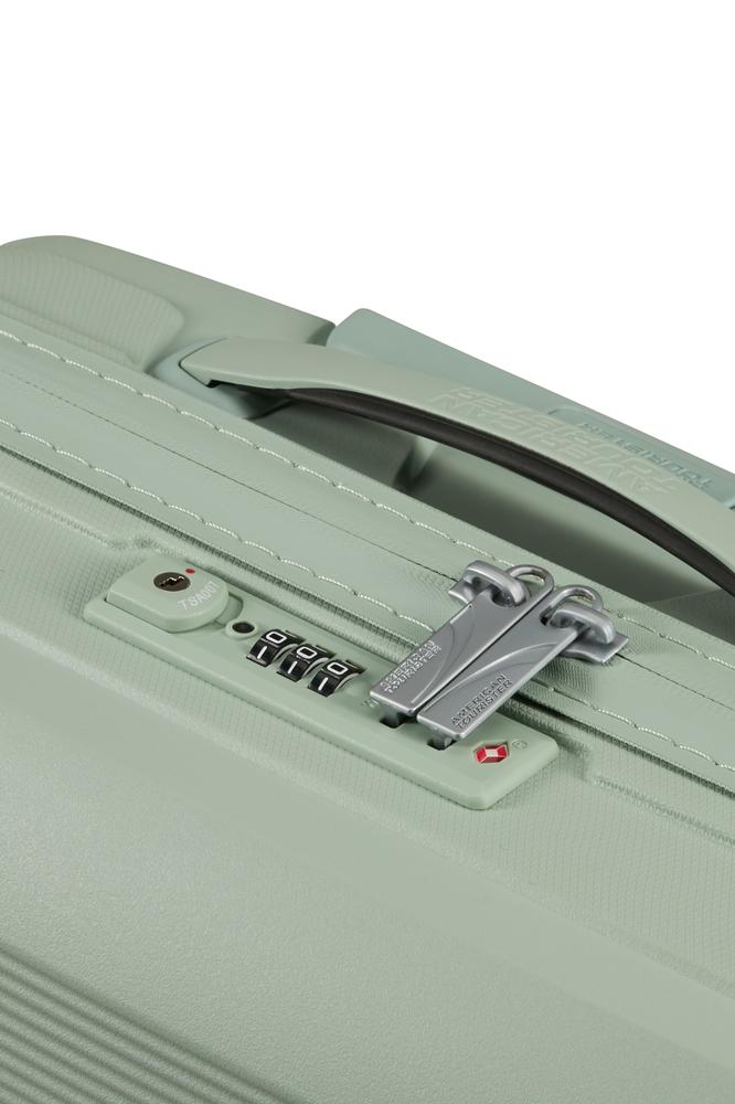 American Tourister Airconic kabinkoffert 4 hjul 55 cm Saturn Sage-Harde kofferter-BagBrokers