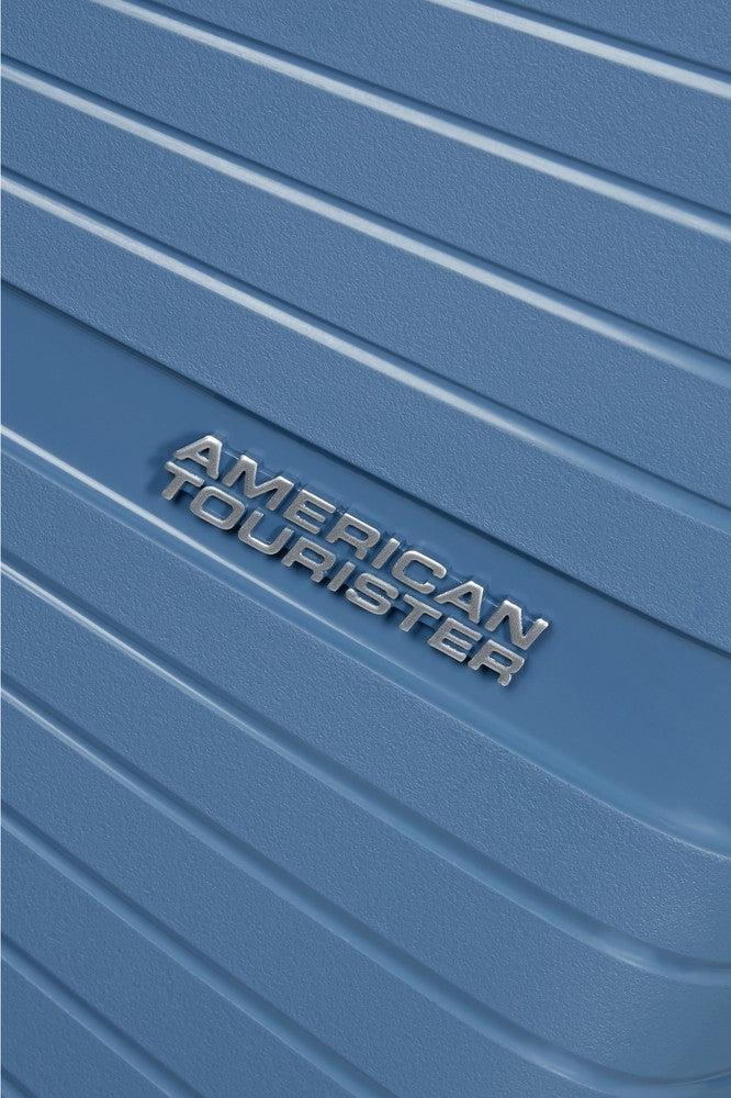 American Tourister Airconic kabinkoffert med 4 hjul 55 cm Coronet Blue-Harde kofferter-BagBrokers
