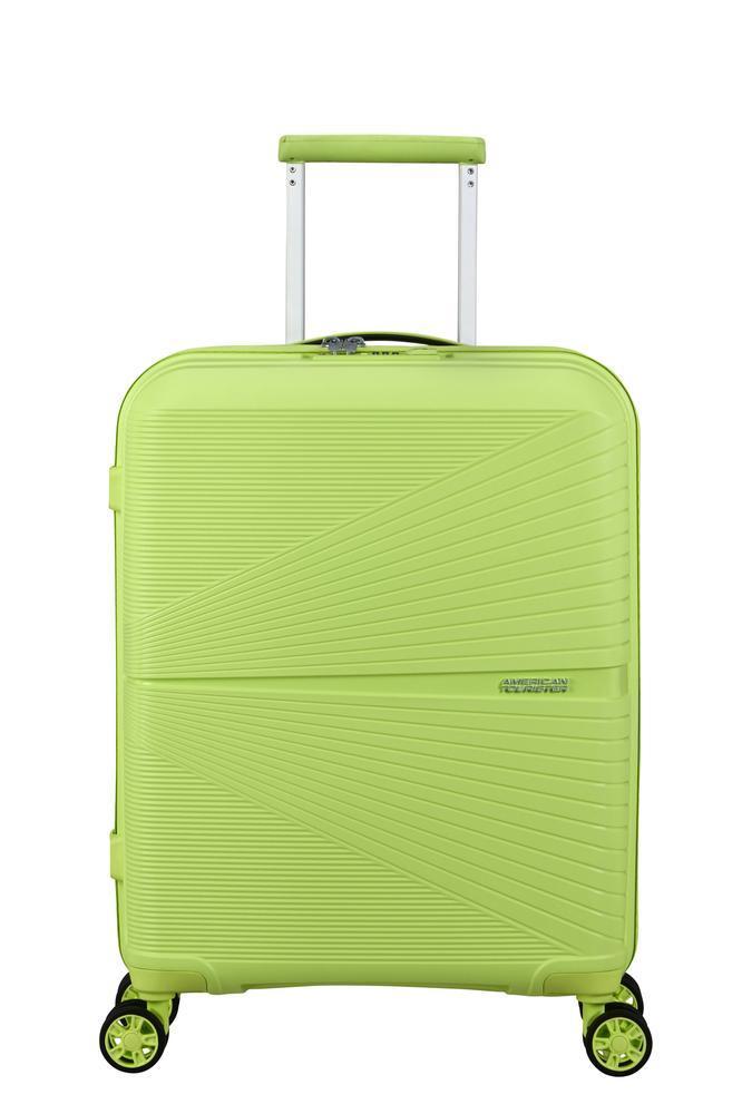 American Tourister Airconic kabinkoffert med 4 hjul 55 cm Electric Lime-Harde kofferter-BagBrokers