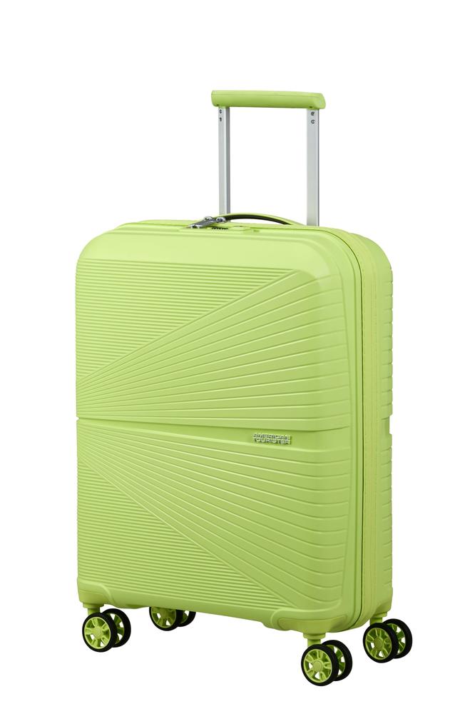 American Tourister Airconic kabinkoffert med 4 hjul 55 cm Electric Lime-Harde kofferter-BagBrokers