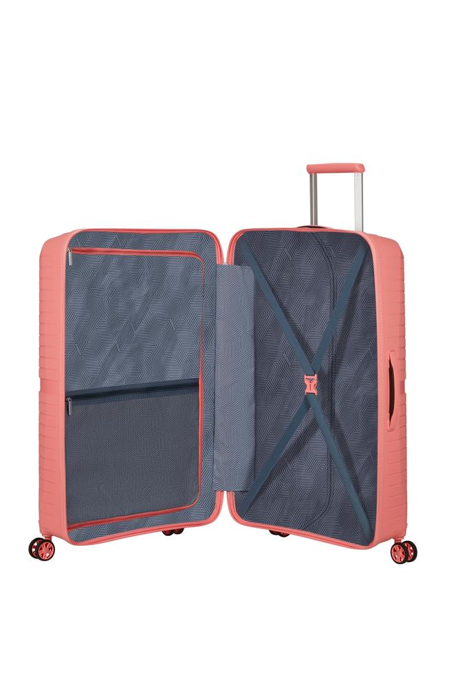 American Tourister Airconic stor koffert med 4 hjul 77 cm Solar Pink-Harde kofferter-BagBrokers