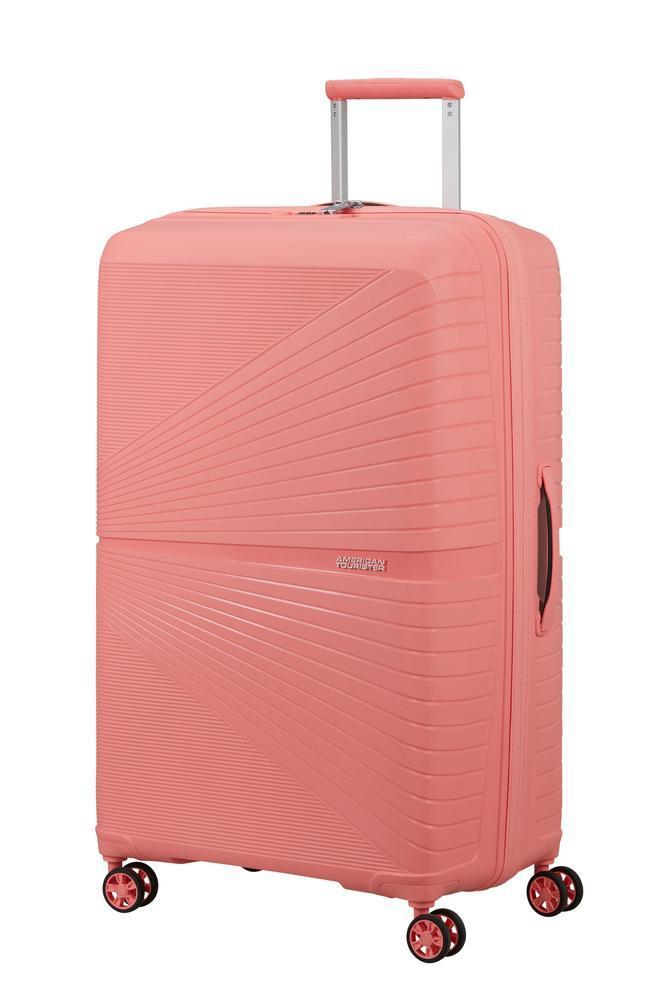 American Tourister Airconic stor koffert med 4 hjul 77 cm Solar Pink-Harde kofferter-BagBrokers