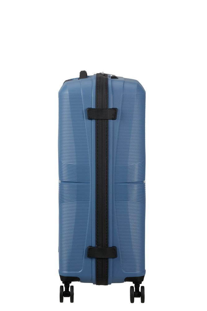 American Tourister Airconic medium koffert med 4 hjul 67 cm Coronet Blue-Harde kofferter-BagBrokers