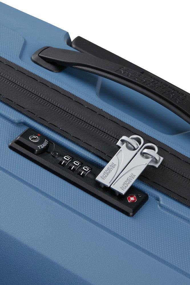 American Tourister Airconic medium koffert med 4 hjul 67 cm Coronet Blue-Harde kofferter-BagBrokers