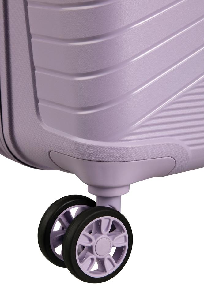 American Tourister Airconic medium koffert med 4 hjul 67 cm Stormy Lilac-Harde kofferter-BagBrokers