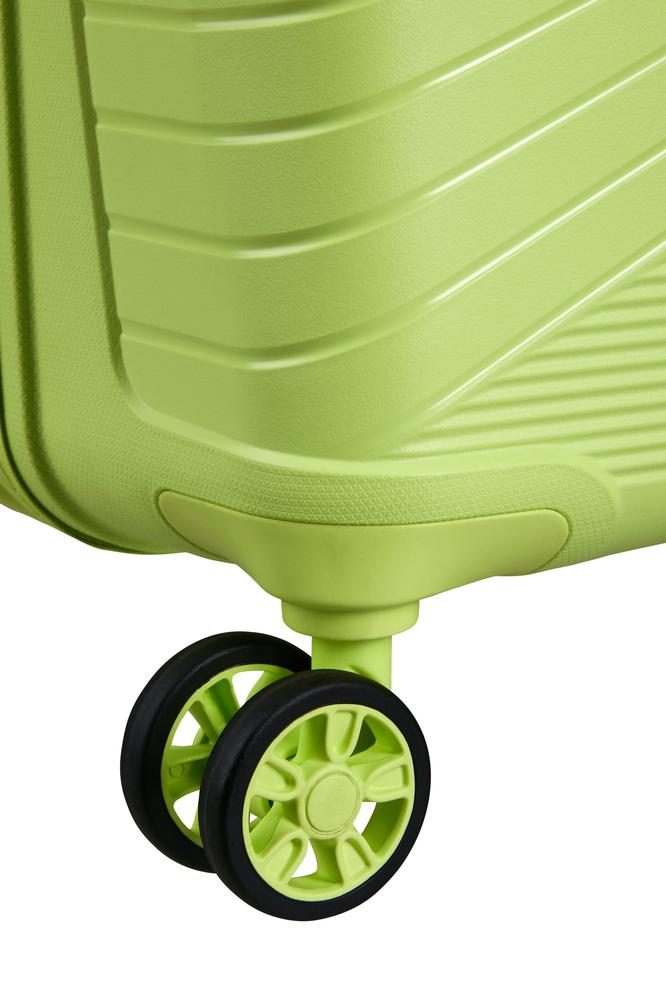 American Tourister Airconic stor koffert med 4 hjul 77 cm Electric Lime-Harde kofferter-BagBrokers