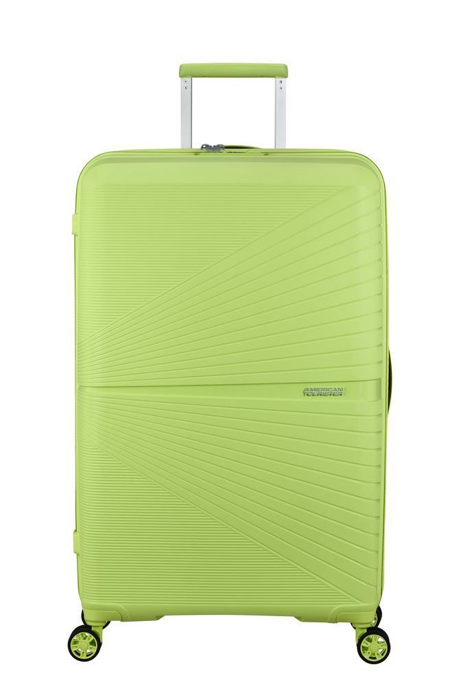 American Tourister Airconic stor koffert med 4 hjul 77 cm Electric Lime-Harde kofferter-BagBrokers