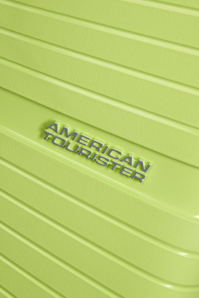 American Tourister Airconic stor koffert med 4 hjul 77 cm Electric Lime-Harde kofferter-BagBrokers