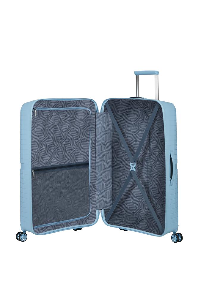 American Tourister Airconic stor koffert med 4 hjul 77 cm Neptune Blue-Harde kofferter-BagBrokers