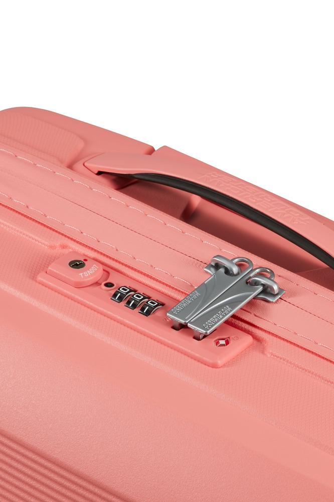 American Tourister Airconic stor koffert med 4 hjul 77 cm Solar Pink-Harde kofferter-BagBrokers
