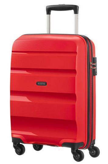 Harde kofferter-American Tourister. Bon Air, hard 55 cm kabin koffert Rød.-BagBrokers