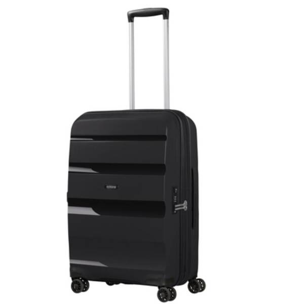 American Tourister Bon Air hard 55 cm kabin koffert Svart-Harde kofferter-BagBrokers