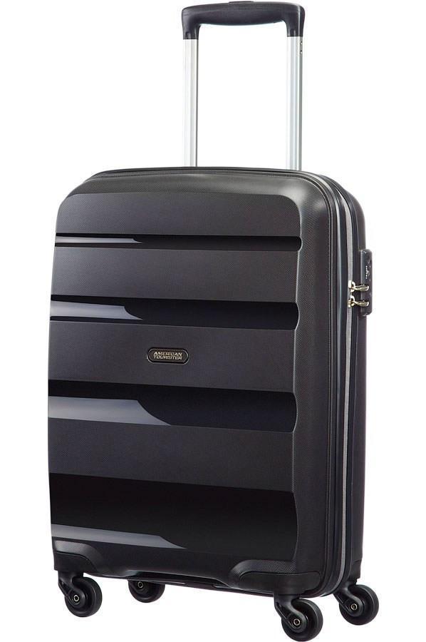 Harde kofferter-American Tourister. Bon Air, hard 55 cm kabin koffert Sort.-BagBrokers