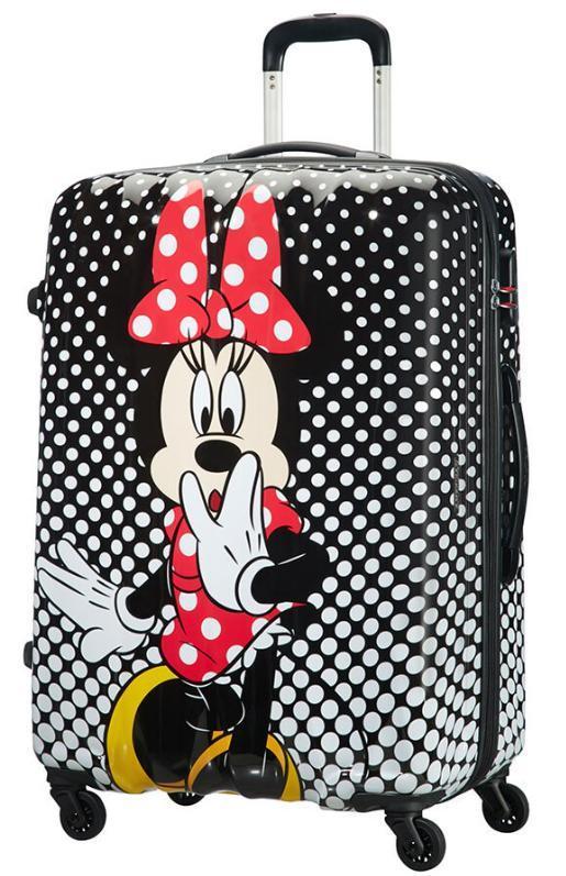 Harde kofferter-American Tourister Disney Legends Stor Koffert Minnie Mouse Polka Dots-BagBrokers