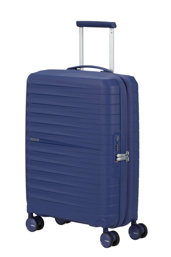 American Tourister FastForward ekspanderende kabinkoffert 55 cm Dusk Purple-Harde kofferter-BagBrokers