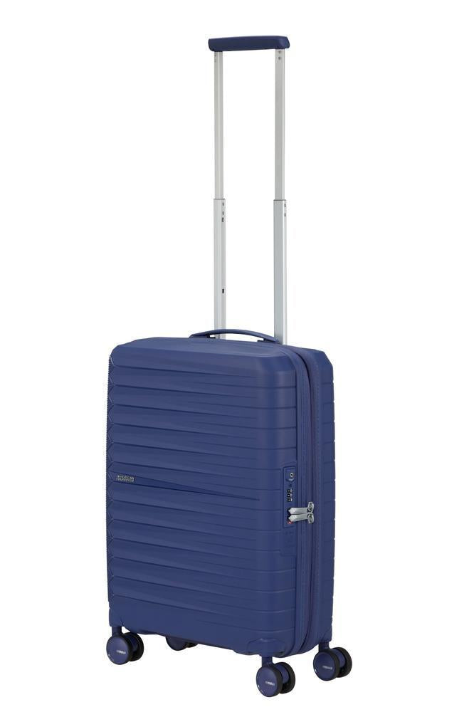 American Tourister FastForward ekspanderende kabinkoffert 55 cm Dusk Purple-Harde kofferter-BagBrokers