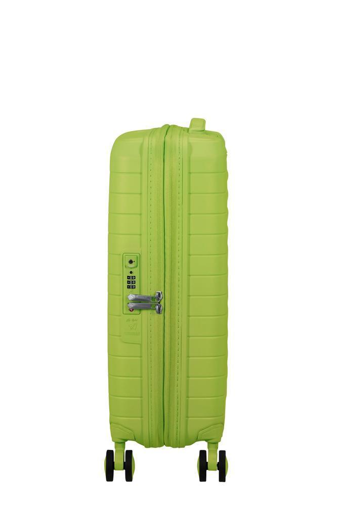 American Tourister FastForward ekspanderende kabinkoffert 55 cm Neon Lime-Harde kofferter-BagBrokers