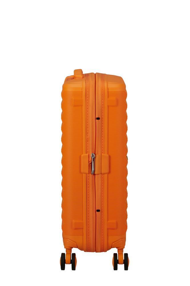 American Tourister FastForward ekspanderende kabinkoffert 55 cm Radiant Orange-Harde kofferter-BagBrokers