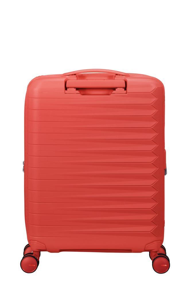 American Tourister FastForward ekspanderende kabinkoffert 55 cm Sunset Coral-Harde kofferter-BagBrokers