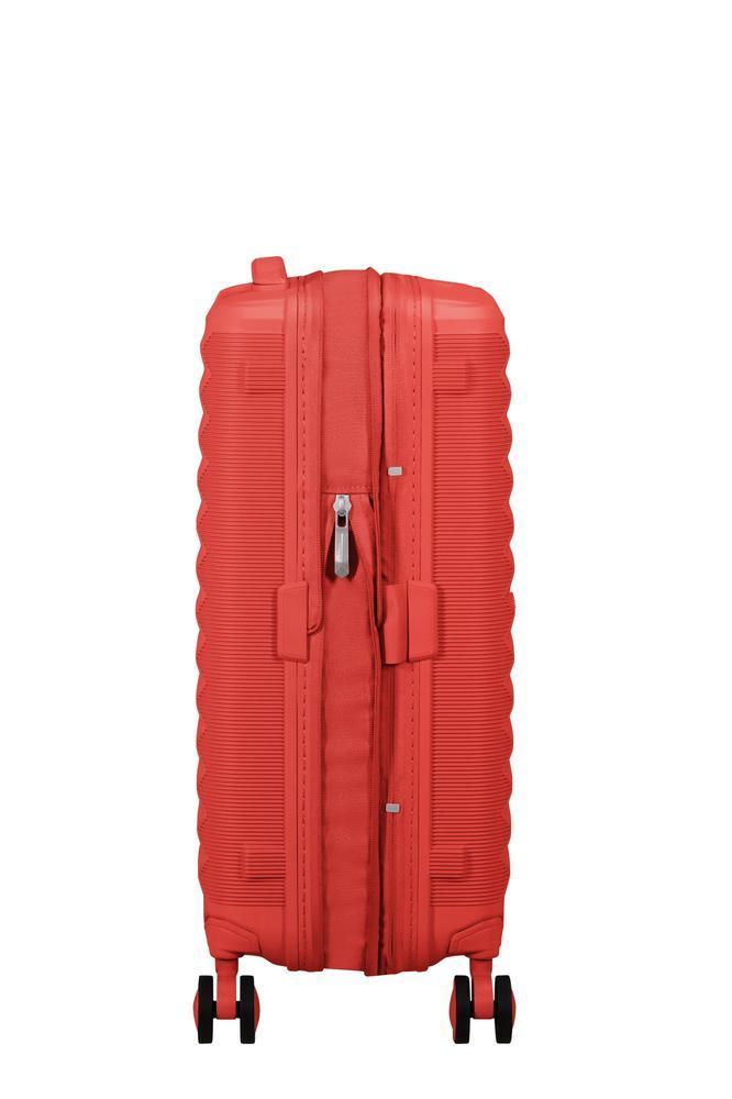 American Tourister FastForward ekspanderende kabinkoffert 55 cm Sunset Coral-Harde kofferter-BagBrokers