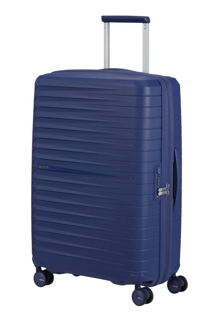 American Tourister FastForward ekspanderende medium koffert 68 cm Dusk Purple-Harde kofferter-BagBrokers
