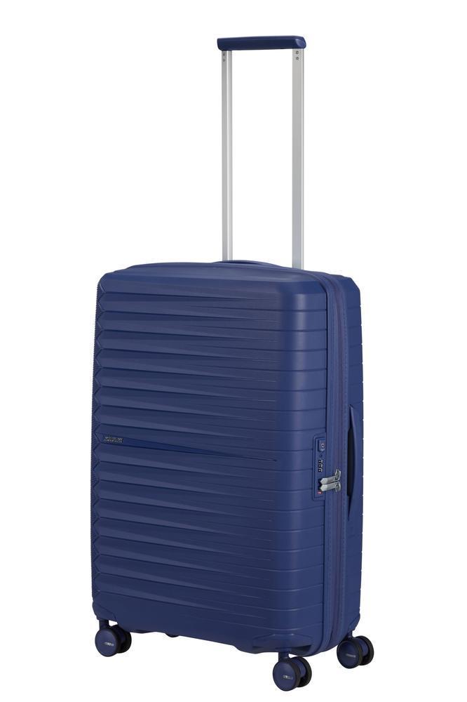 American Tourister FastForward ekspanderende medium koffert 68 cm Dusk Purple-Harde kofferter-BagBrokers