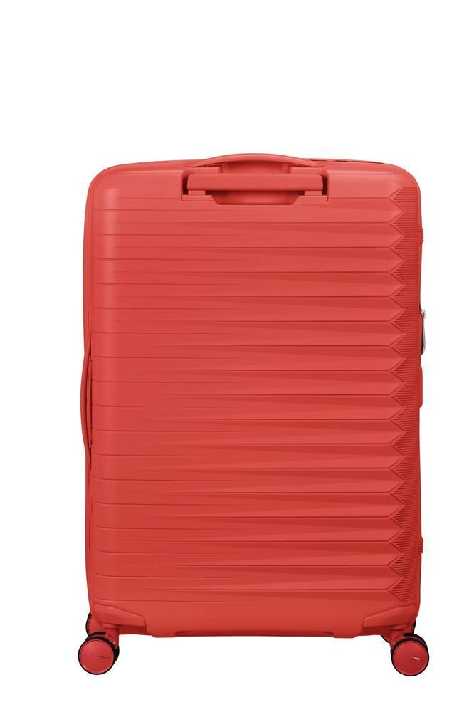 American Tourister FastForward ekspanderende medium koffert 68 cm Sunset Coral-Harde kofferter-BagBrokers