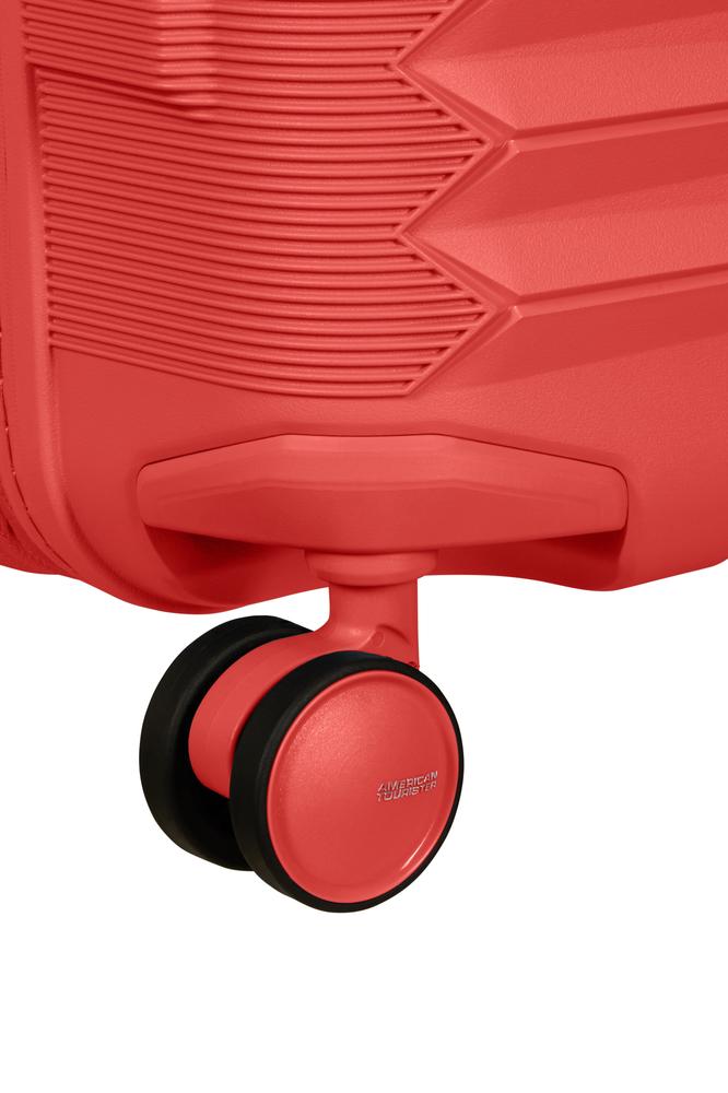 American Tourister FastForward ekspanderende medium koffert 68 cm Sunset Coral-Harde kofferter-BagBrokers
