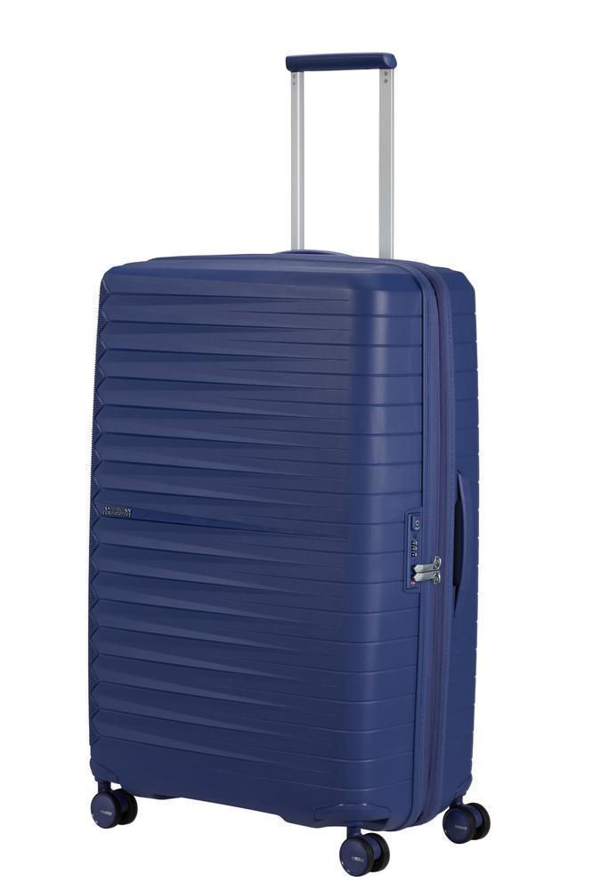 American Tourister FastForward ekspanderende stor koffert 78 cm Dusk Purple-Harde kofferter-BagBrokers