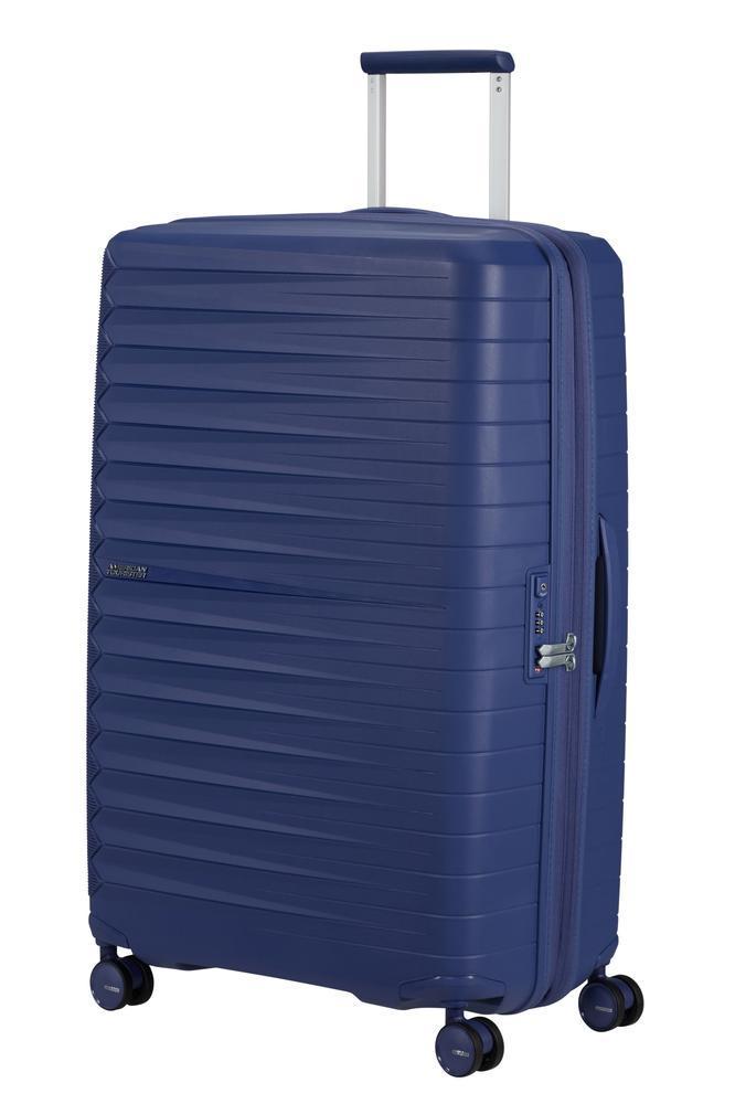 American Tourister FastForward ekspanderende stor koffert 78 cm Dusk Purple-Harde kofferter-BagBrokers
