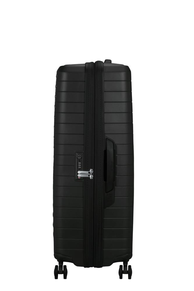 American Tourister FastForward ekspanderende stor koffert 78 cm Flash Black-Harde kofferter-BagBrokers
