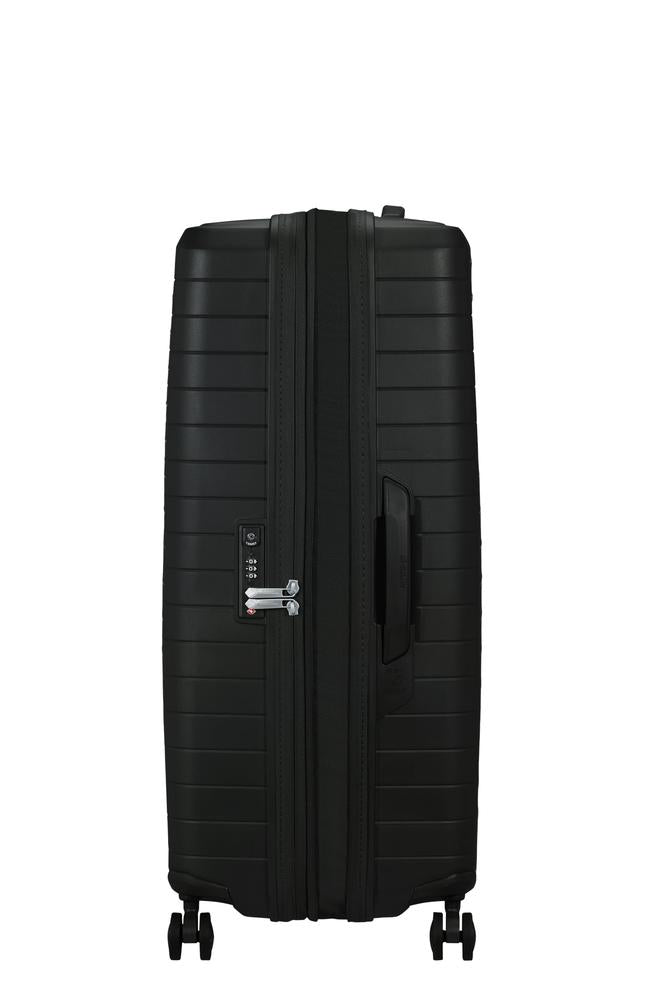 American Tourister FastForward ekspanderende stor koffert 78 cm Flash Black-Harde kofferter-BagBrokers