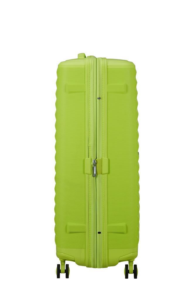 American Tourister FastForward ekspanderende stor koffert 78 cm Neon Lime-Harde kofferter-BagBrokers