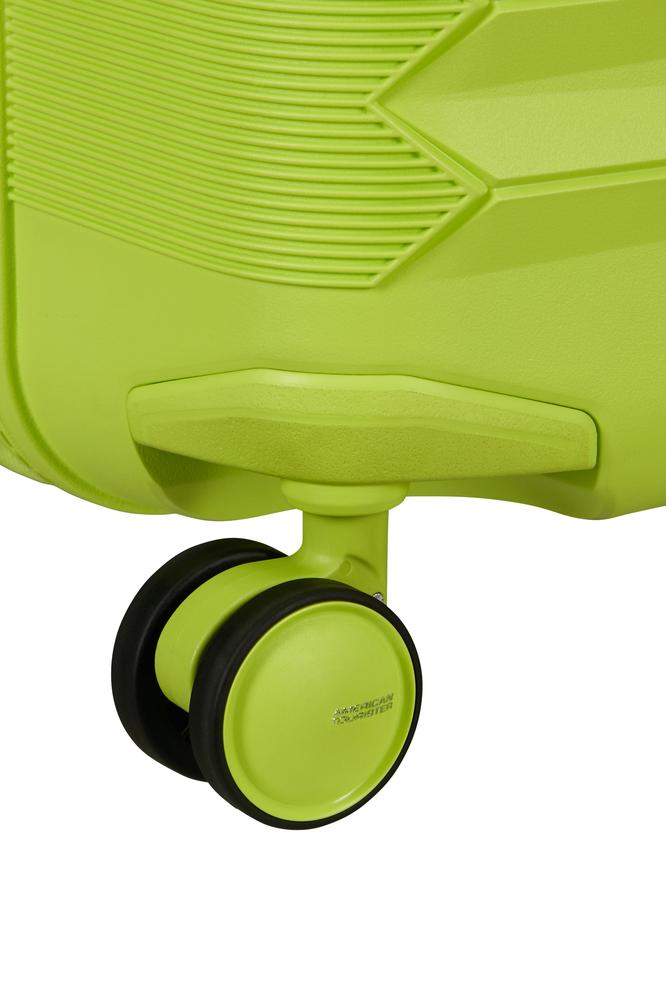 American Tourister FastForward ekspanderende stor koffert 78 cm Neon Lime-Harde kofferter-BagBrokers
