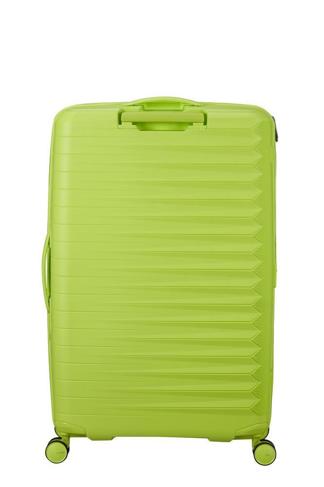American Tourister FastForward ekspanderende stor koffert 78 cm Neon Lime-Harde kofferter-BagBrokers