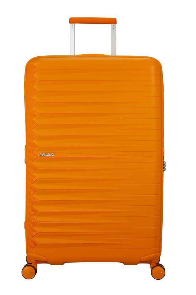 American Tourister FastForward ekspanderende stor koffert 78 cm Radiant Orange-Harde kofferter-BagBrokers