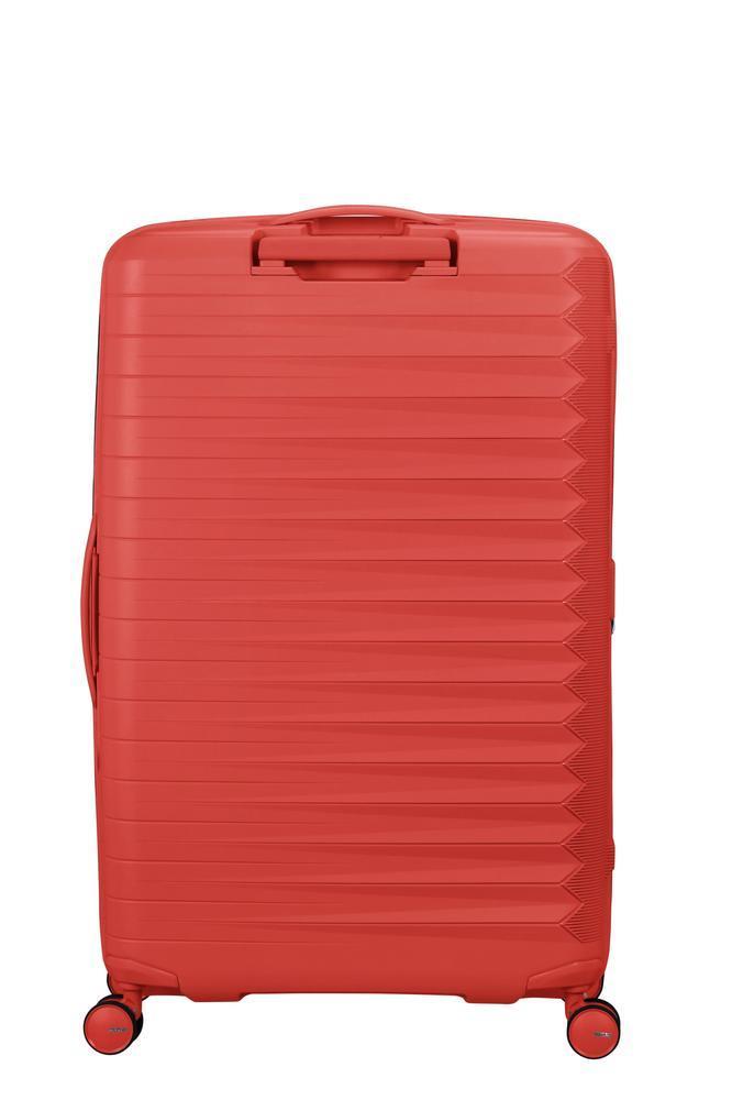 American Tourister FastForward ekspanderende stor koffert 78 cm Sunset Coral-Harde kofferter-BagBrokers