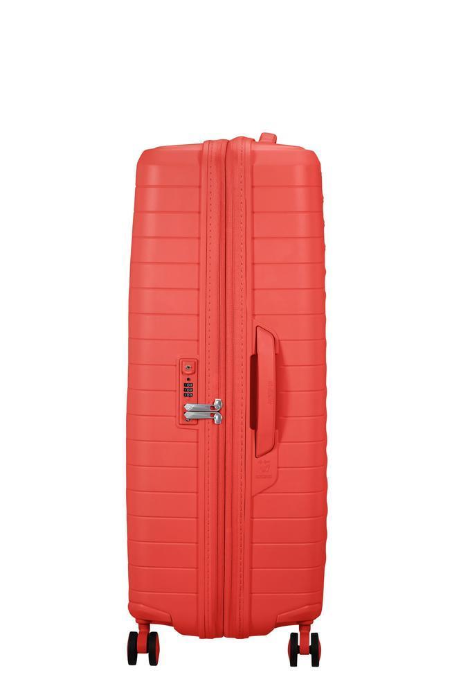 American Tourister FastForward ekspanderende stor koffert 78 cm Sunset Coral-Harde kofferter-BagBrokers