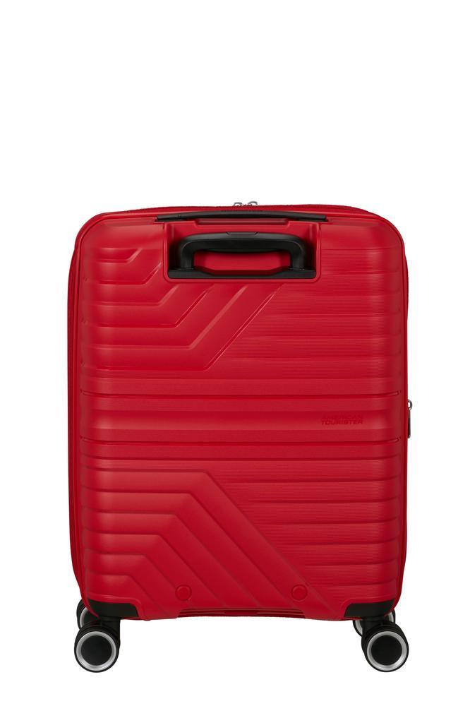 American Tourister Flytwist ekspanderende kabinkoffert 55 cm True Red-Harde kofferter-BagBrokers
