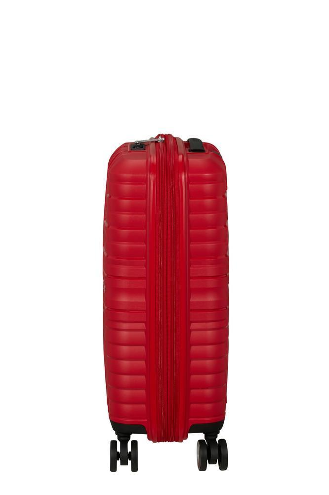 American Tourister Flytwist ekspanderende kabinkoffert 55 cm True Red-Harde kofferter-BagBrokers