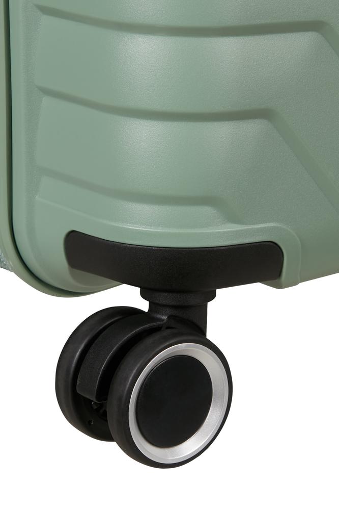 American Tourister Flytwist ekspanderende medium koffert 67 cm Botanic Green-Harde kofferter-BagBrokers